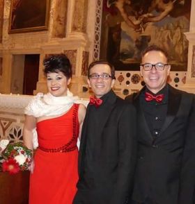 Col caro amico il basso Fulvio Fonzi